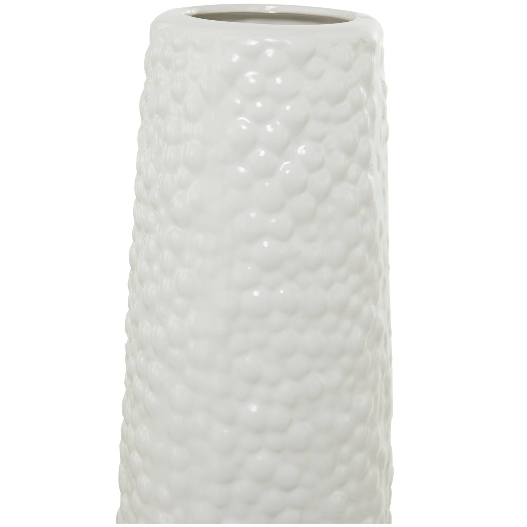 Modern Ceramic Vase with Bubble Texture